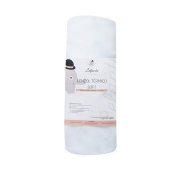 Lençol Solteiro Térmico Soft Branco
