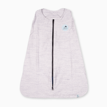 Saco De Dormir Bebê Estampa Flamê Malha Branco Zíper Preto