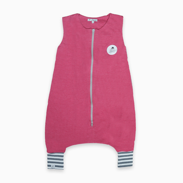 Saco De Dormir Com Pé Malha Pink