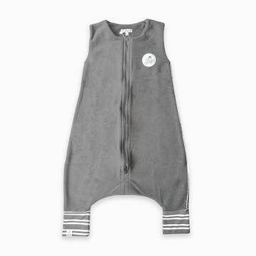 Saco De Dormir Com Pé Soft Cinza