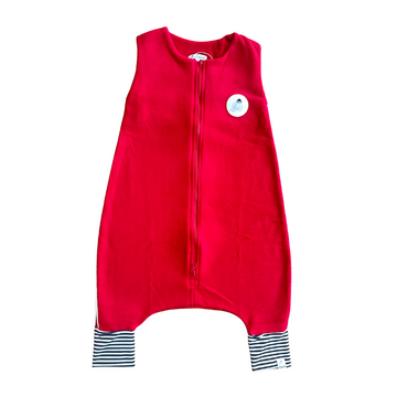 Saco De Dormir Com Pé Soft Vermelho