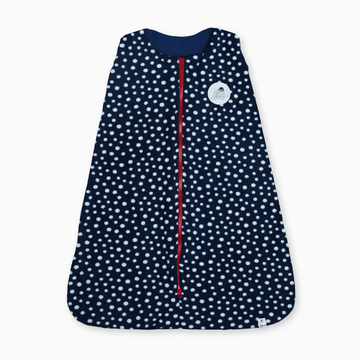 Saco de Dormir Bebê Estampa Bolinhas Soft Marinho