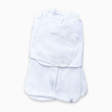 KIT Swaddle Soft Branco - 2 sacos de dormir e 1 faixa