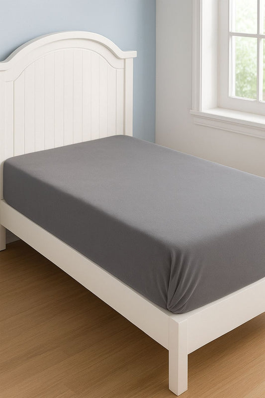 Lençol Solteiro Térmico Soft Cinza