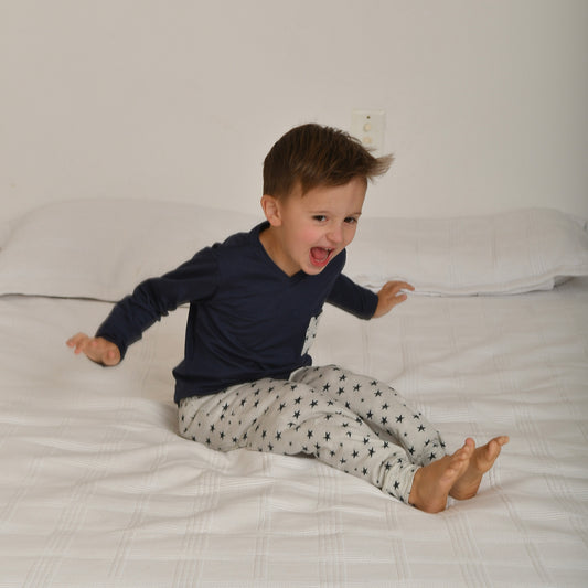 Pijama Longo Infantil Menino Happy Star