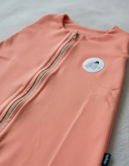 Saco De Dormir Bebê Moletinho Salmão