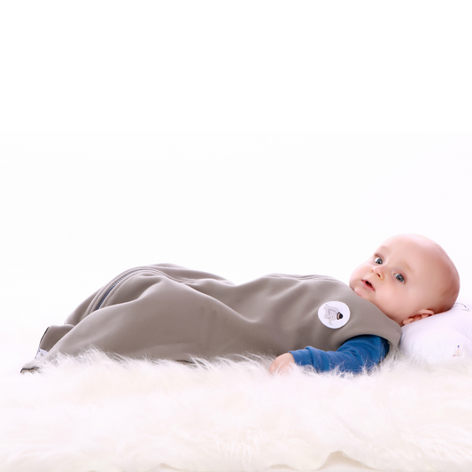 Saco de Dormir Bebê Soft Cinza