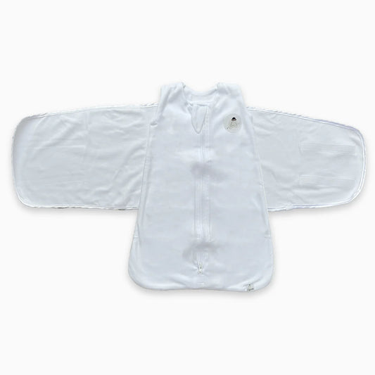 KIT Swaddle Inverno Soft Branco - 2 sacos de dormir e 1 faixa