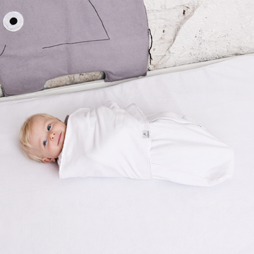 Swaddle Meia Estação/Verão Suedine Premium Branco