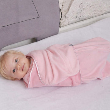 Swaddle Meia Estação/Verão Suedine Premium Rosa